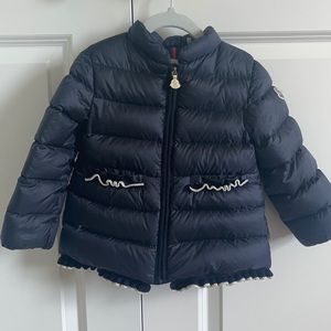 Girls Moncler puffer jacket